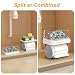 2-in-1 Trash Bag Holder Laundry & Dishwasher Pods Container,Garbage Bag Dispenser with Removable Lids,Kitchen Organizer and Under Sink Storage Box