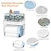 2-in-1 Trash Bag Holder Laundry & Dishwasher Pods Container,Garbage Bag Dispenser with Removable Lids,Kitchen Organizer and Under Sink Storage Box