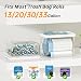 2-in-1 Trash Bag Holder Laundry & Dishwasher Pods Container,Garbage Bag Dispenser with Removable Lids,Kitchen Organizer and Under Sink Storage Box