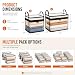 Extra Large Clear Pvc Storage Bags with Zipper Handles Heavy Duty Thick Plastic Clear Storage Bins for Clothes Blankets Toys Moving Foldable Closet Organizer Storage Containers (3, Black, L)