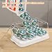 2-in-1 Trash Bag Holder Laundry & Dishwasher Pods Container,Garbage Bag Dispenser with Removable Lids,Kitchen Organizer and Under Sink Storage Box